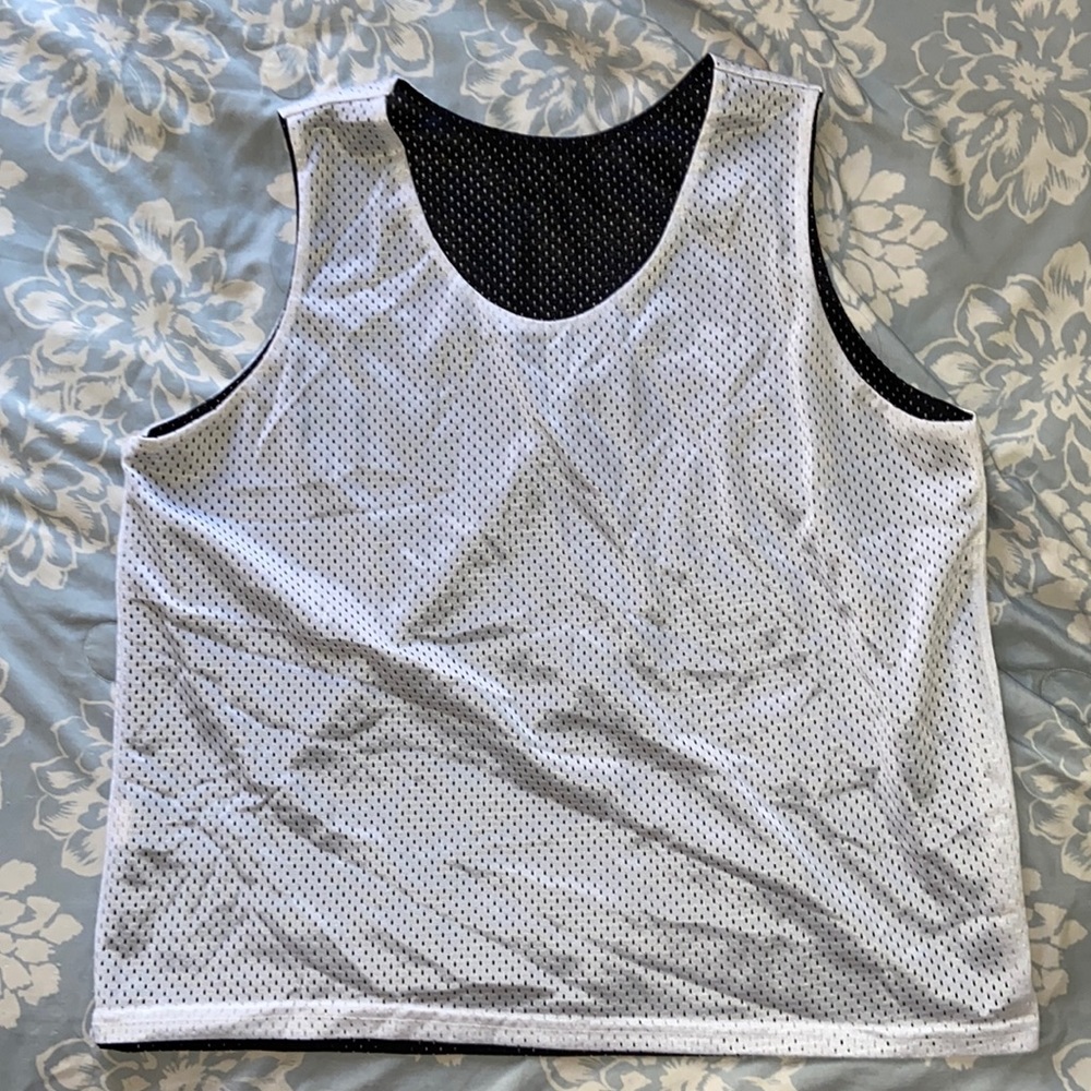 Reversible black/white Pinny
